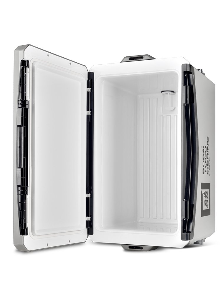 A NEW 2024 29L FISHING BOX WITH A MULTI-PURPOSE FISHING TANK FULL OF ALUMINIUM ALLOYS